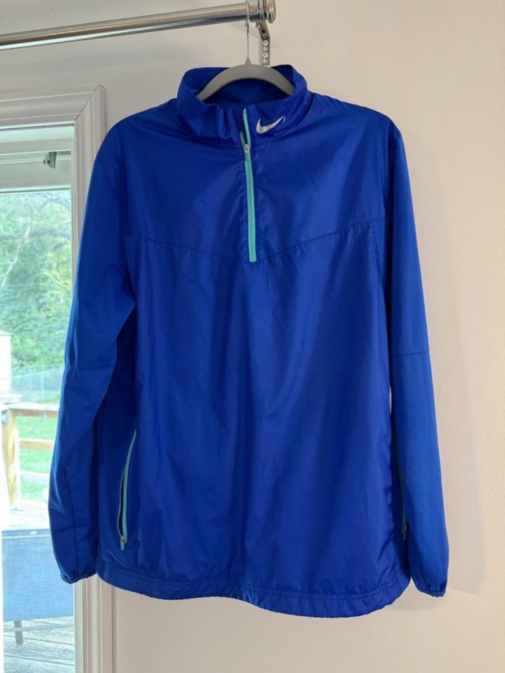Vintage Nike Golf Windbreaker Jacket Men's L Blue